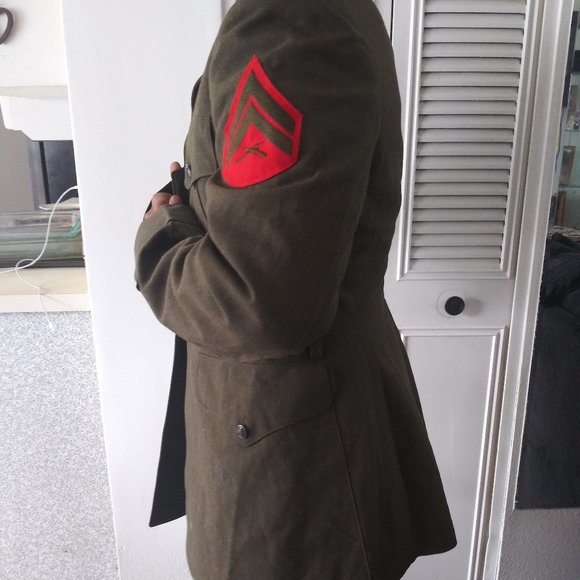 Men's Military Wool Jacket - Picture 3 of 3